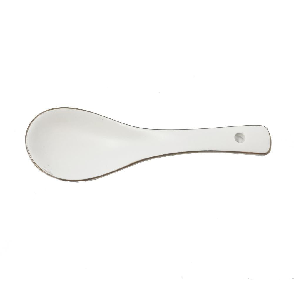 Milan Soup Spoon - White RD101-W-SN