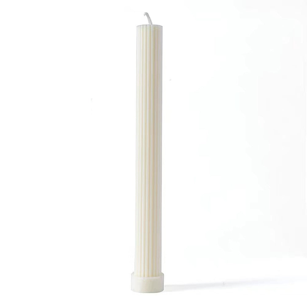 Greek Column Candle - Ivory FB-051-W