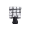 Black & White Patterned Ceramic Vase FA-D21023C