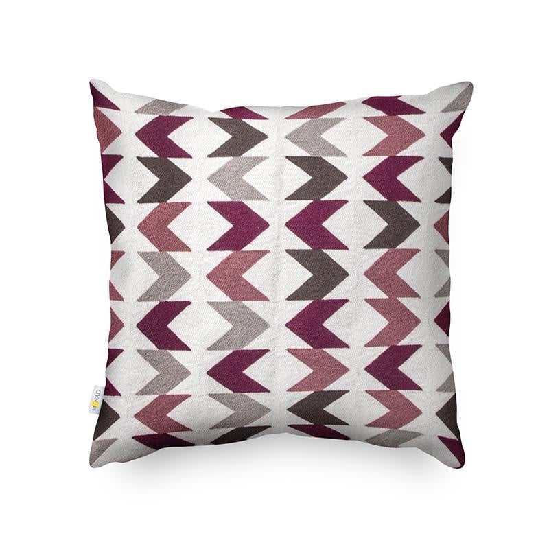 Embroidered Tribal Geometric Pattern Cushion MND111