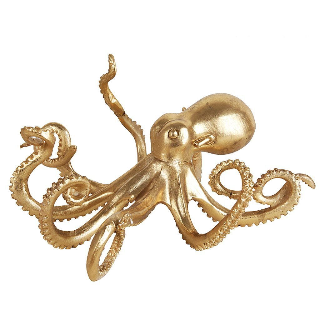 Gold Octopus Sculpture FL-J2098