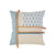Blue, Orange & Yellow Embroidered Cushion BQ000885C