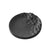 Black Resin Round Textured Tray G0201B