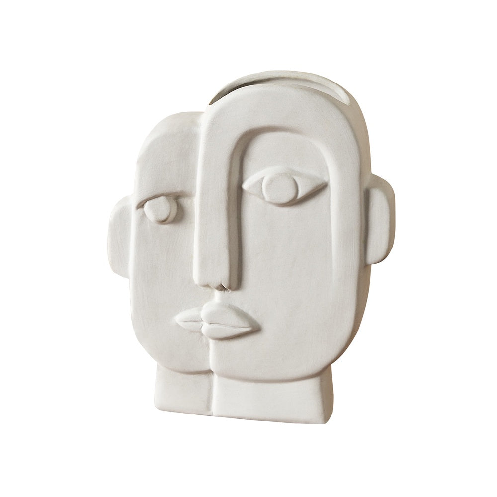 Abstract Face Ceramic Vase SHCE1689001