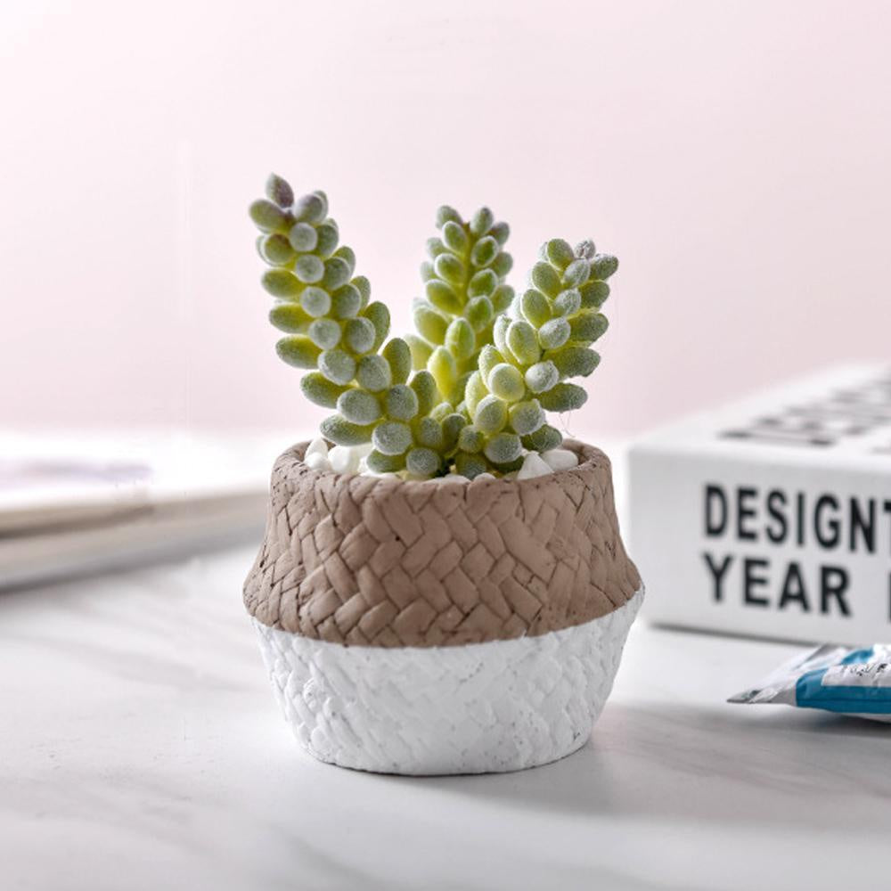 Faux Mini Succulent in Planter JO-166