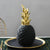 Black & Gold Resin Pineapple - Large ZD-110