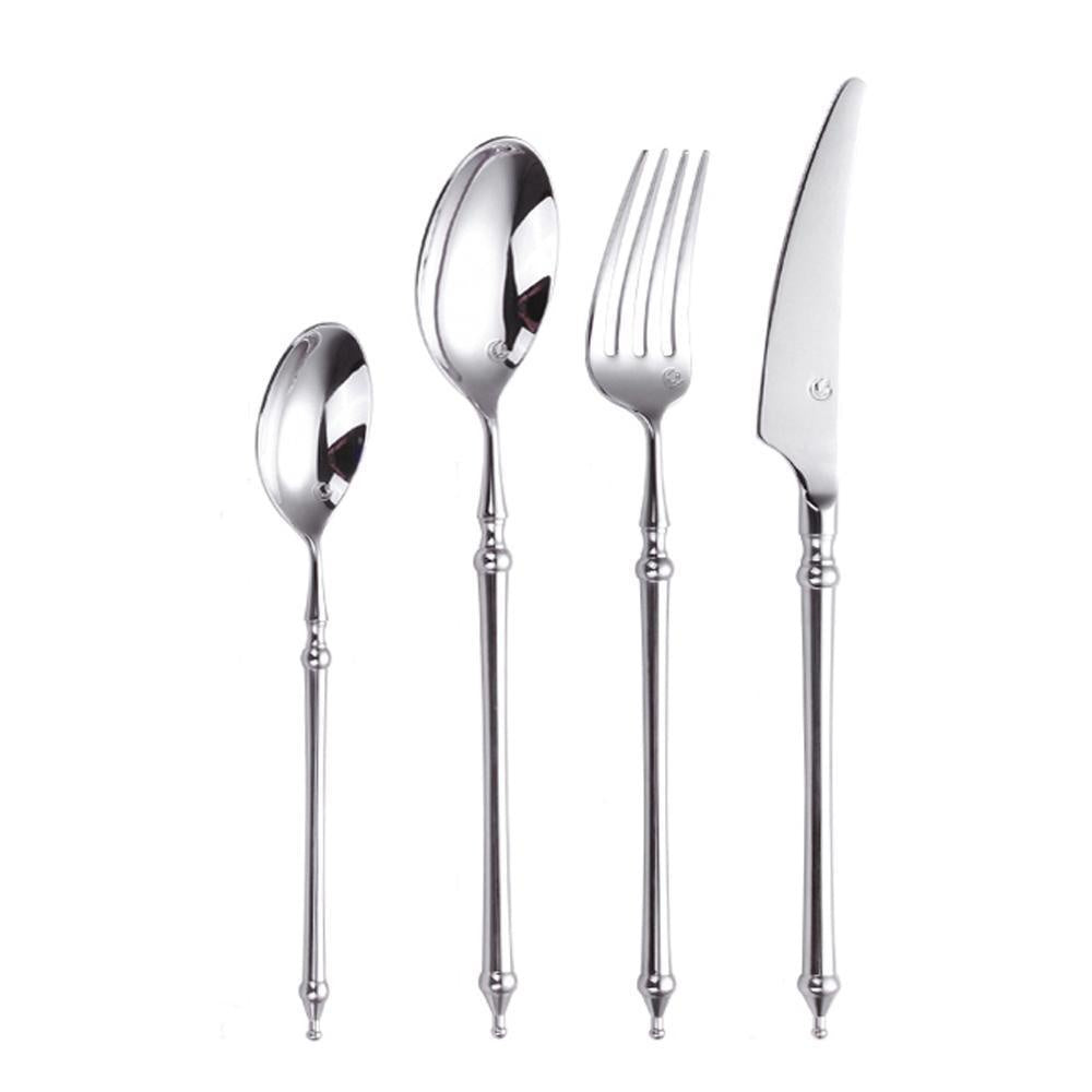 Toby 4-Piece Flatware Set - Mirrored TD-1097-MT