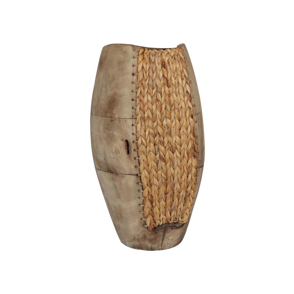 Seagrass & WoodenVase Tall CF20078