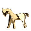 Gold Cermaic Horse Sculpture FL-D384