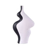 Black & White Abstract Ceramic Vase - Tall A652-355CH