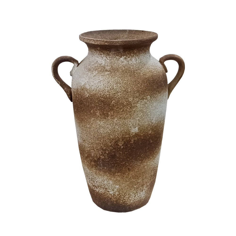 Rustic Ceramic Vase with Handles ATLS-010