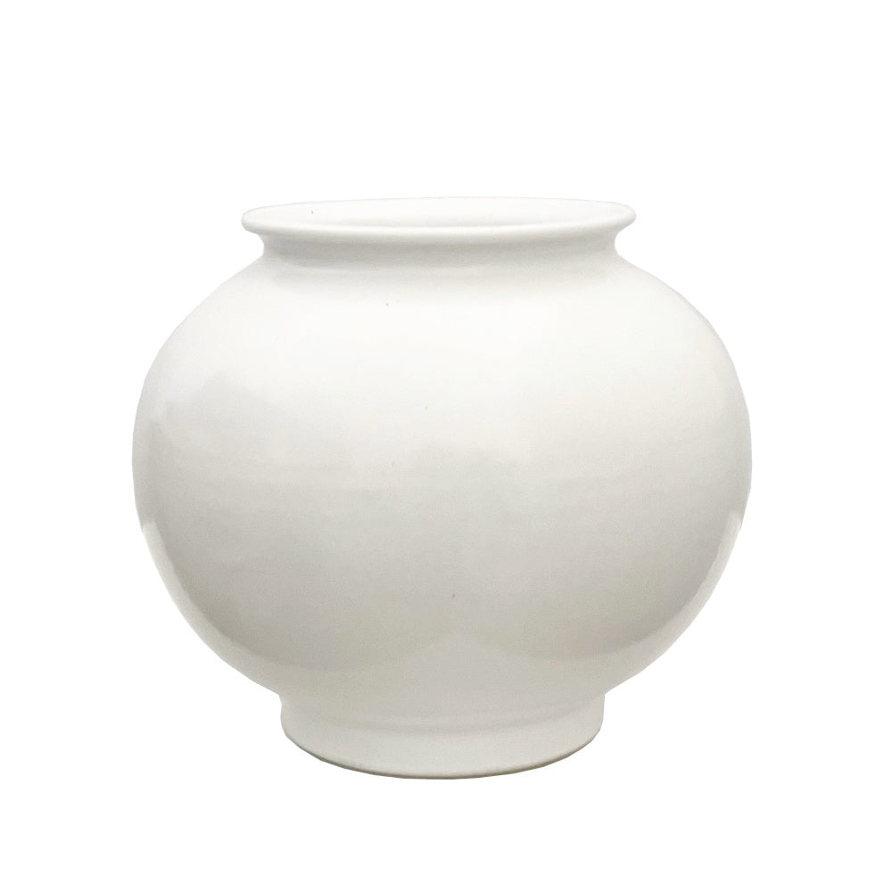 White Ceramic Vase ATLS-042