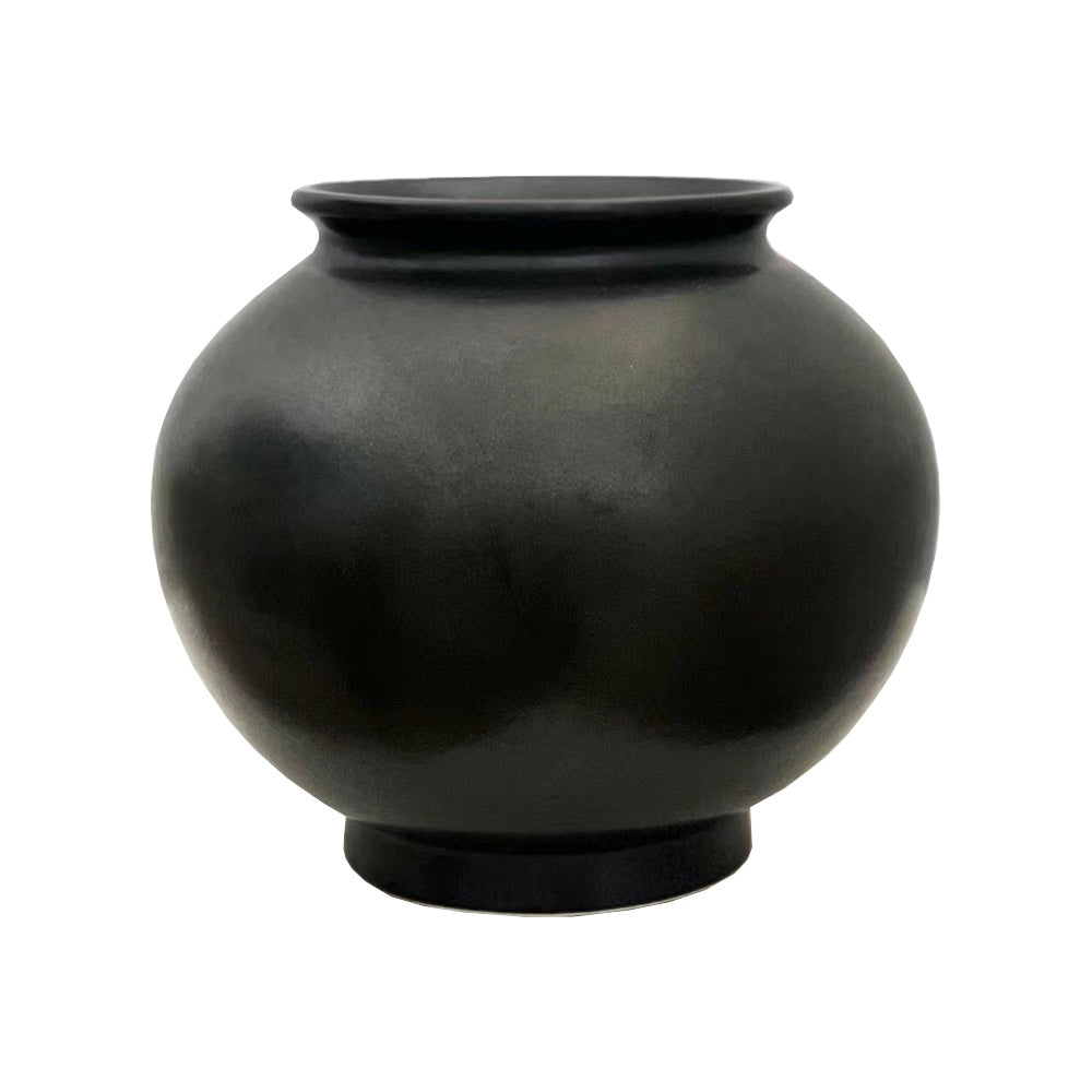 Black Ceramic Vase ATLS-045