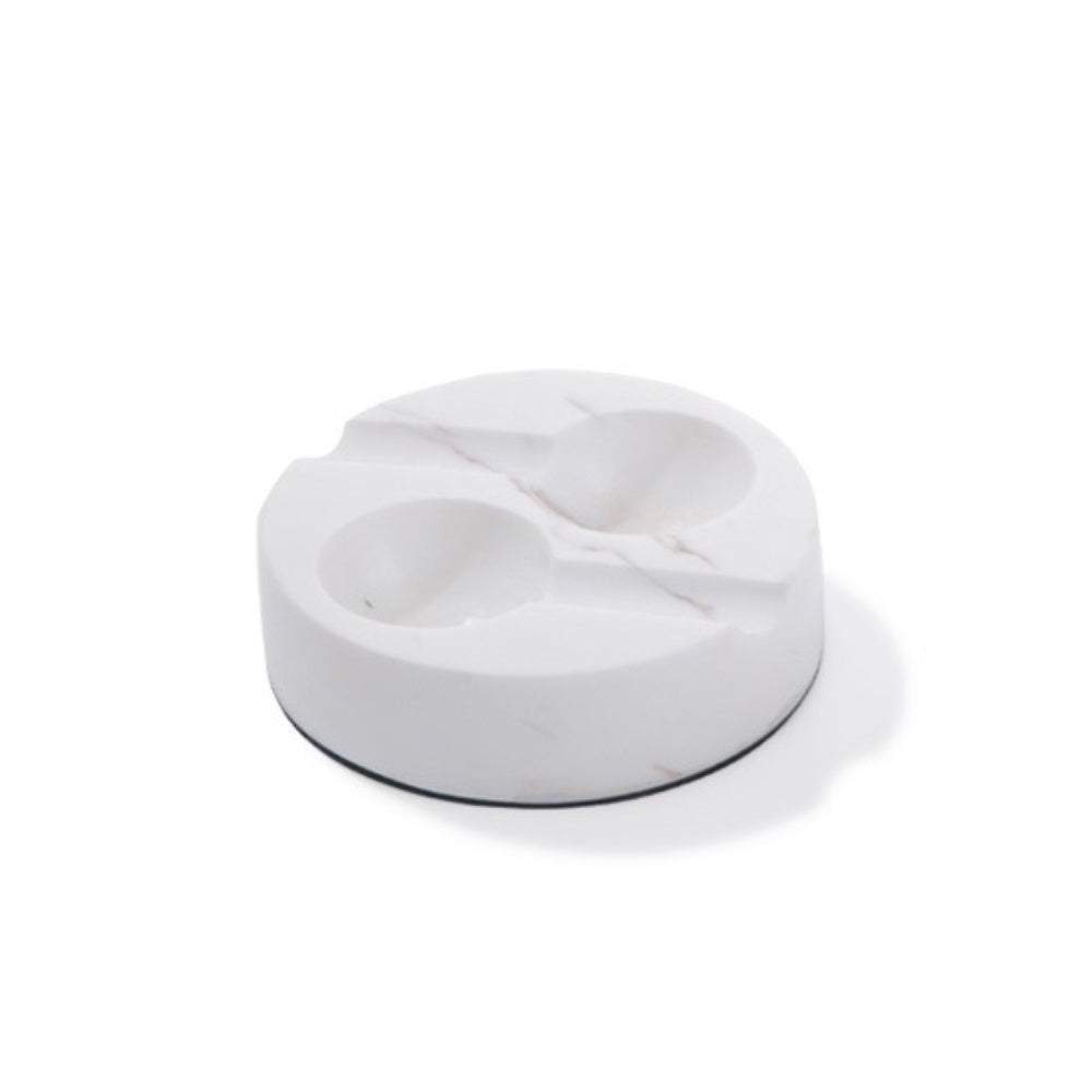 White Marble Ashtray B0183B