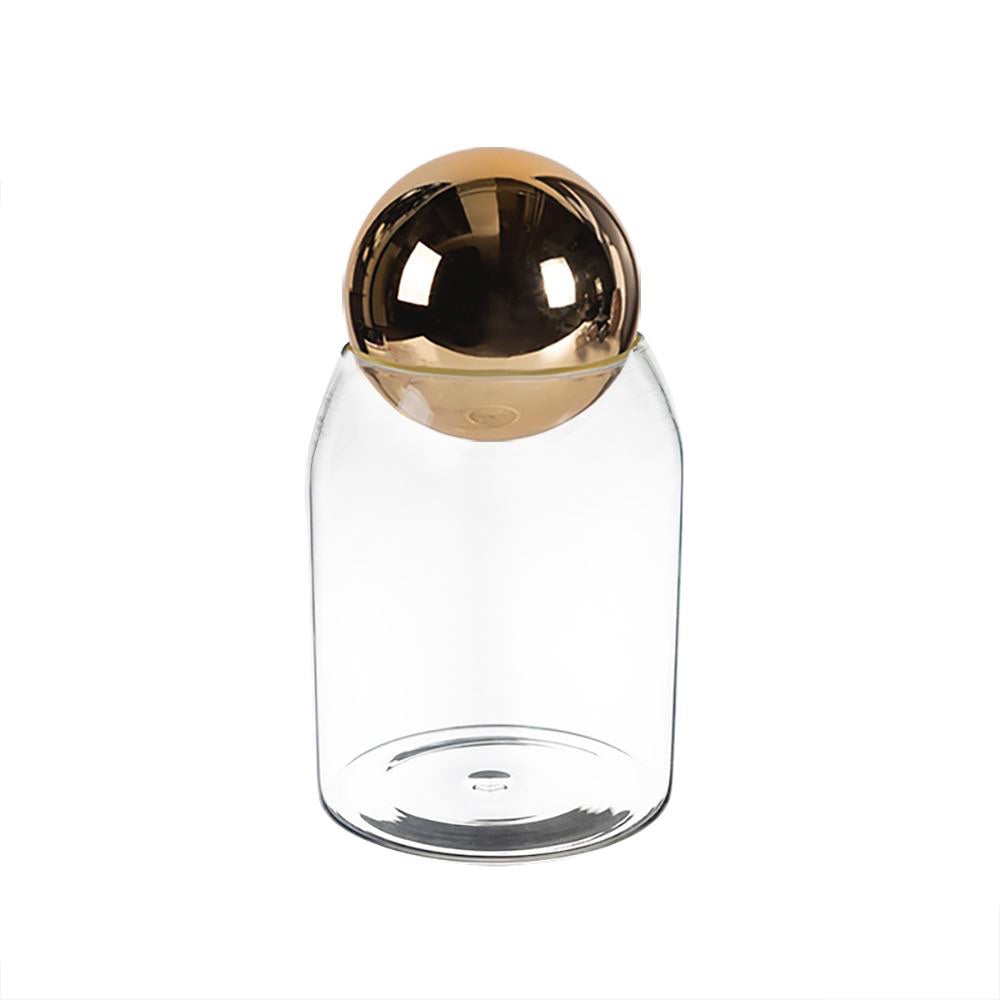 Glass Jar with Gold Cap - Small BSBL3209J2