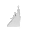 White Ceramic Figurative Sculpture BSST4341W