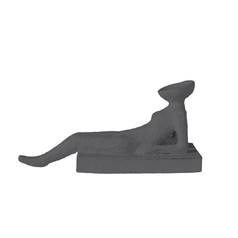 Dark Grey Ceramic Figurative Sculpture BSST4366B