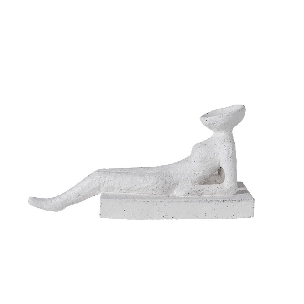 White Ceramic Figurative Sculpture BSST4366W