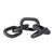 Black Ceramic Chain Link with Wood Effect BSST4379B