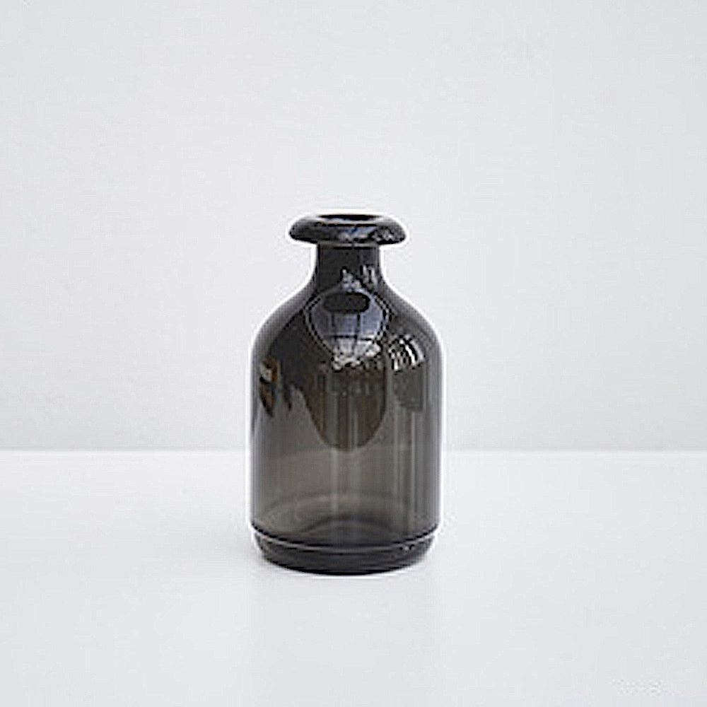 Smoke Glass Vase - Short BY895