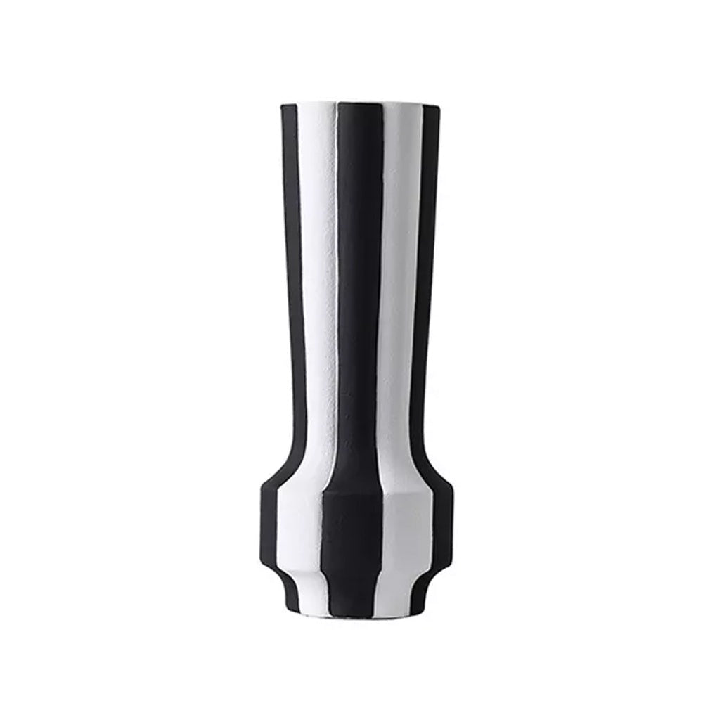 Black & White Ceramic Vase - Tall BZ-041
