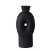Black Textured Ceramic Round Vase BZ-050-B