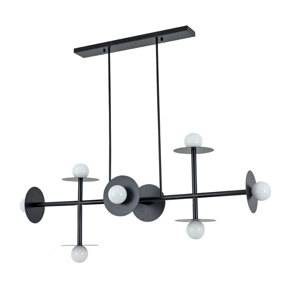Isla Chandelier - Black CA7013-B