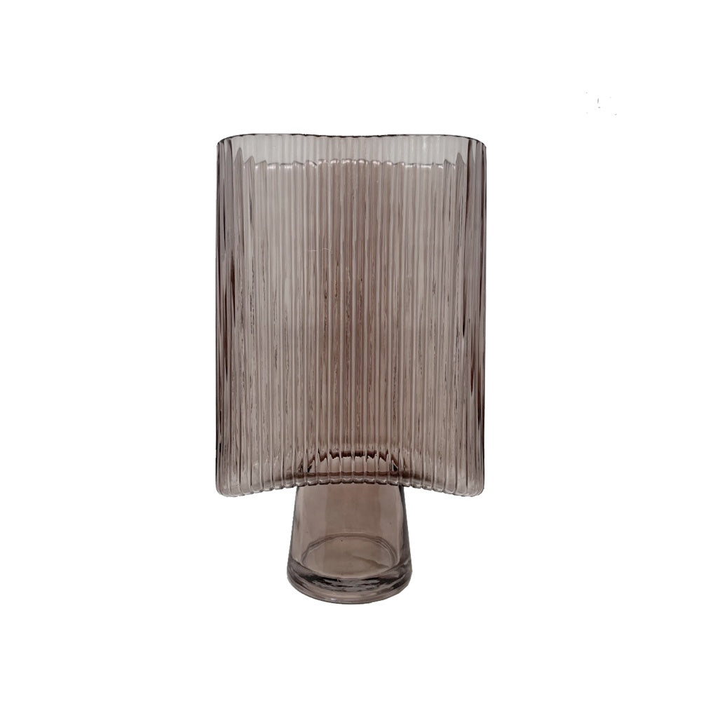 Pink Glass Vase with Stem CH234-B
