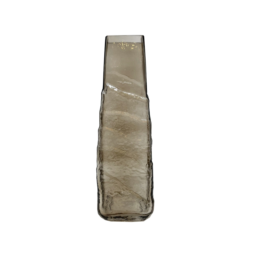 Amber Glass Vase - Large CH236