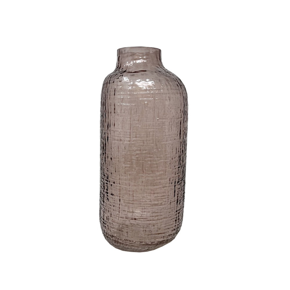 Taupe Glass Vase - Tall CH242-B
