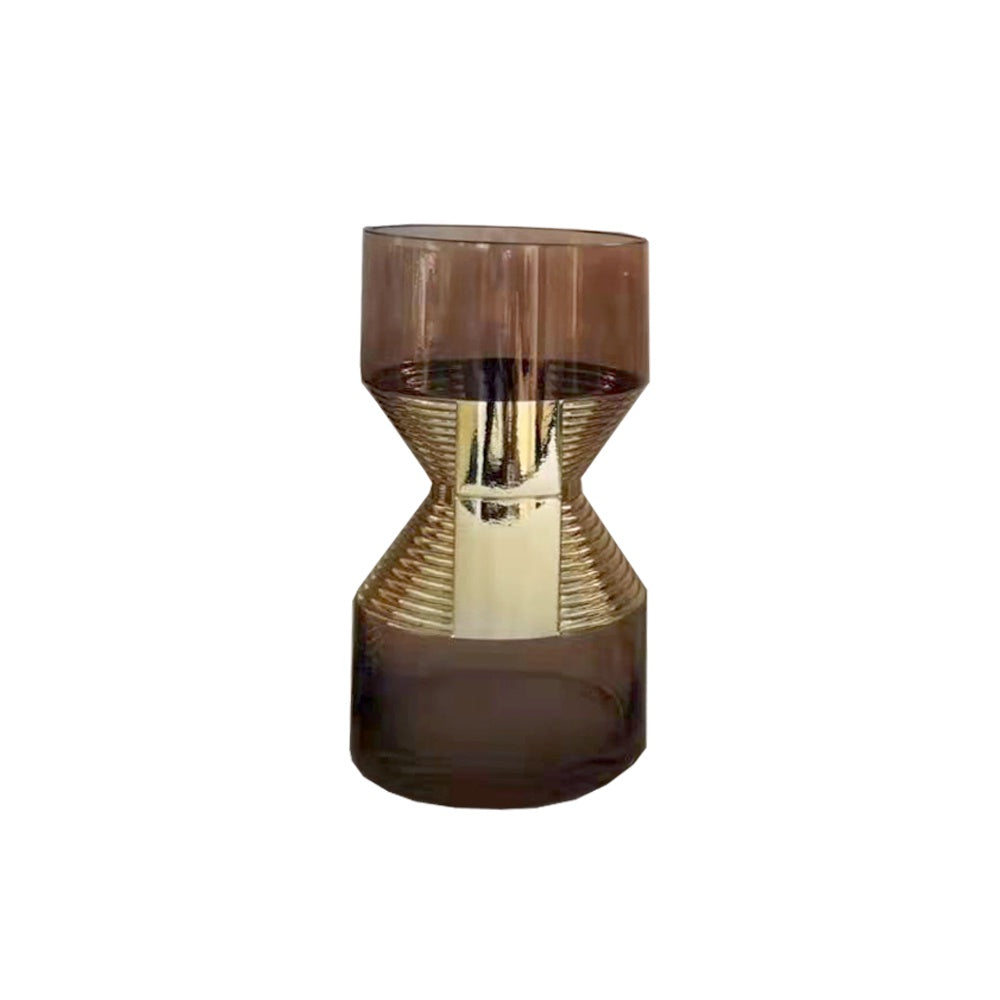 Coffee Glass & Gold Vase - D CSD552-27-A