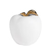 White & Gold Ceramic Apple CY3930WJ