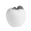 White & Silver Ceramic Apple CY3930WY