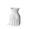 White Hand-Shaped Ceramic Vase CY4311W1