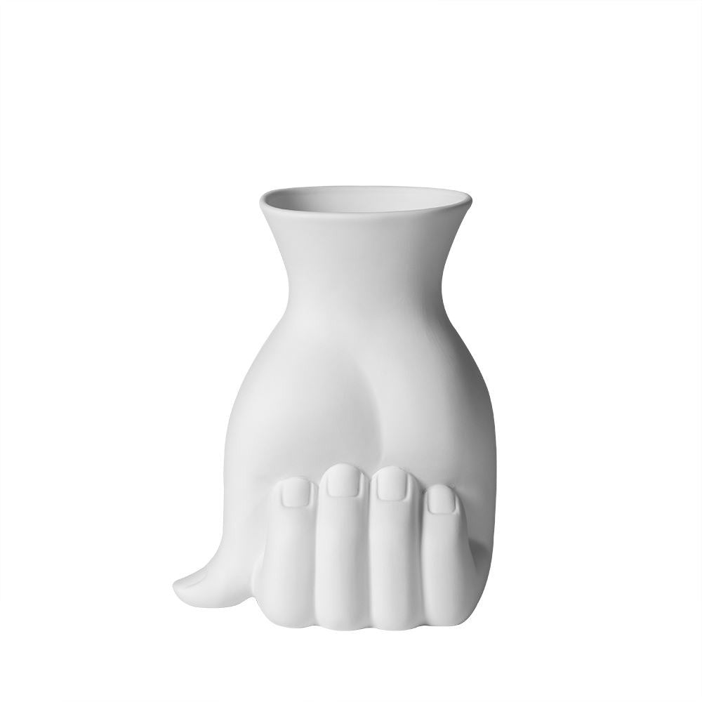 White Hand-Shaped Ceramic Vase CY4311W1