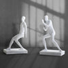 White Resin Figurative Bookends (Set of 2) D0104