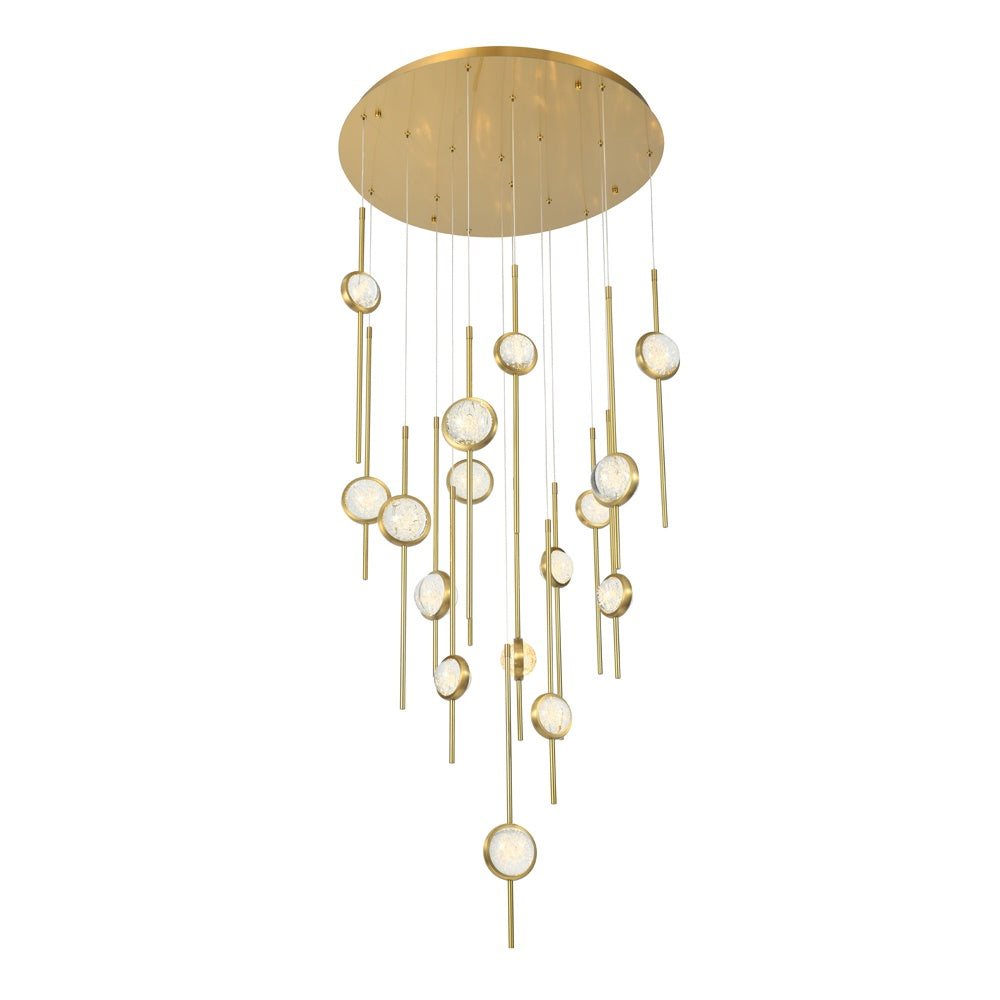 Dexler Round Chandelier - Black DQ8124-G