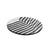 Black & White Patterned Round Tray DT200838