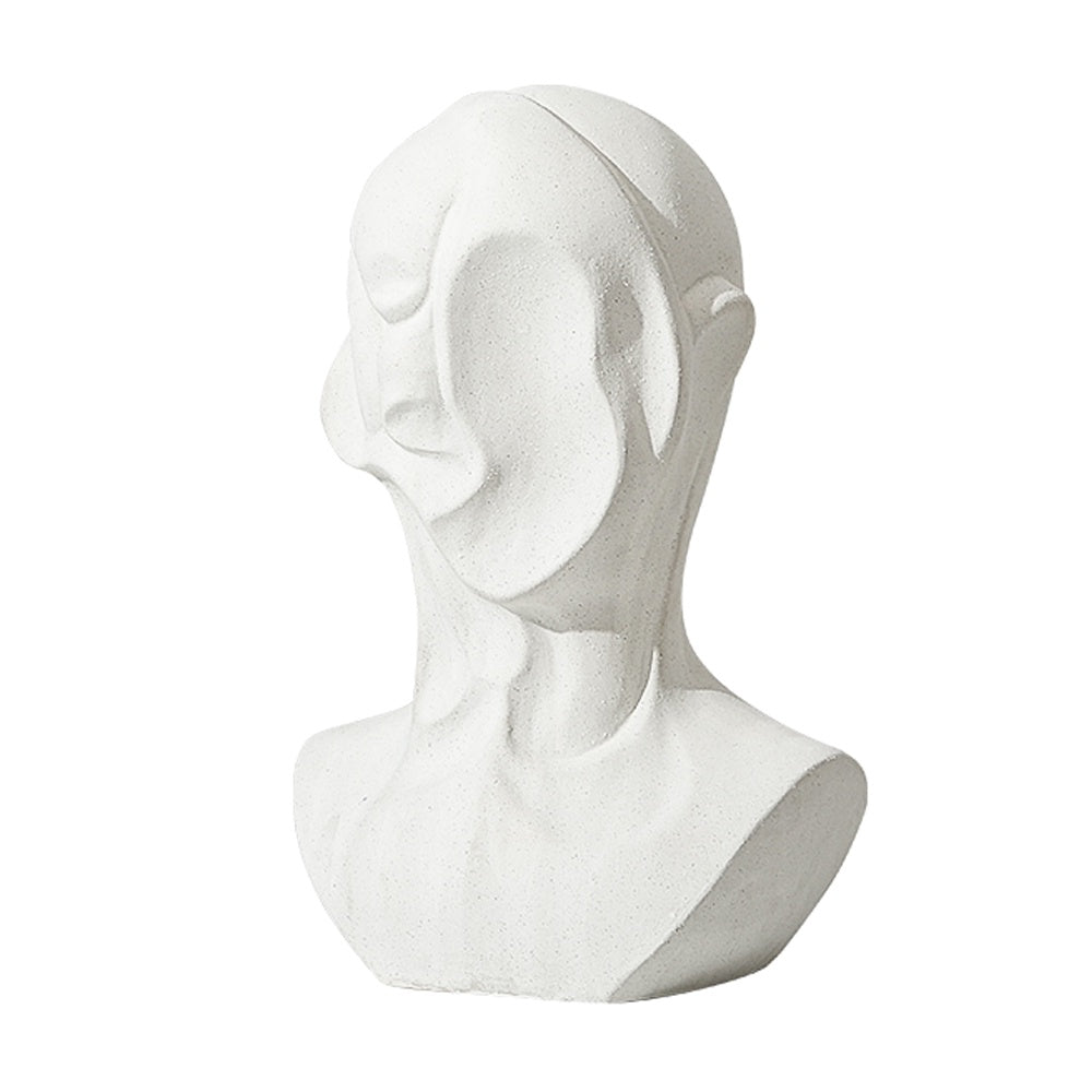 White Ceramic Abstract Bust - Large FA-D21069A