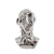 Chrome Ceramic Abstract Bust - Large FA-D21069C