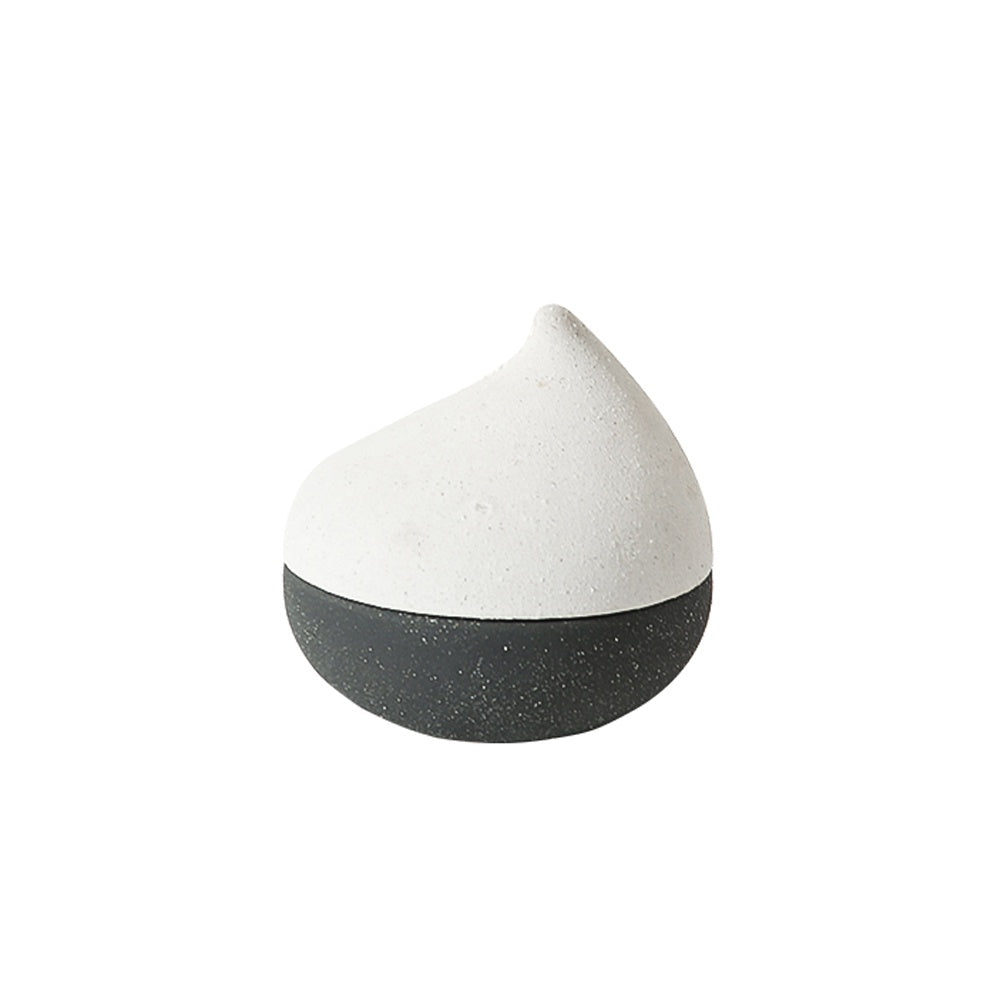 Black & White Ceramic Jar - Small FA-D21072B