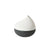 Black & White Ceramic Jar - Small FA-D21072B