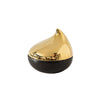 Black & Gold Ceramic Jar - Small FA-D21074B