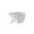 White Ceramic Decorative Bowl with Feet - Medium FA-D21081B