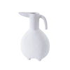 White Ceramic Vase with Handle & Lip FA-D21091C