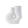 White Ceramic Abstract Vase FA-D21092A