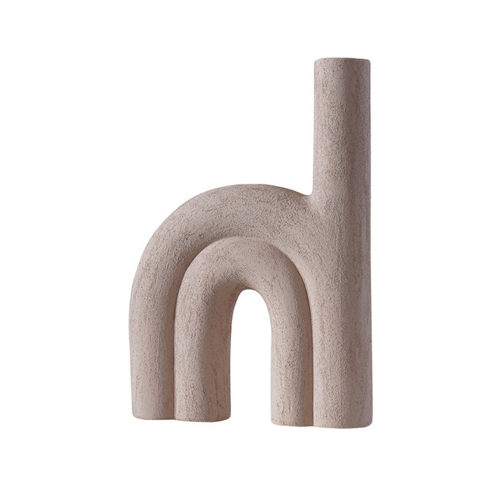 Light Taupe Ceramic Bud Vase FA-D21095B