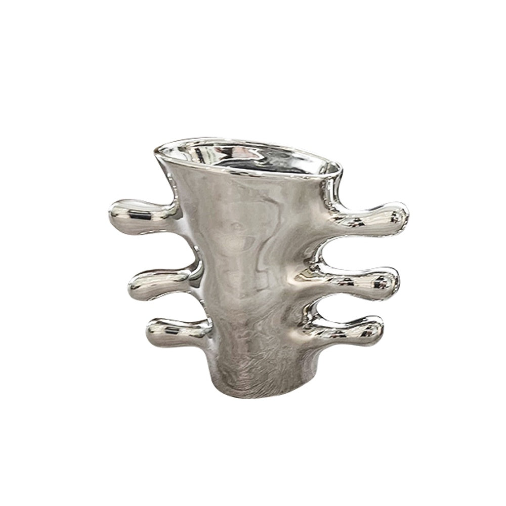 Chrome Ceramic Vase - B FA-D21108B