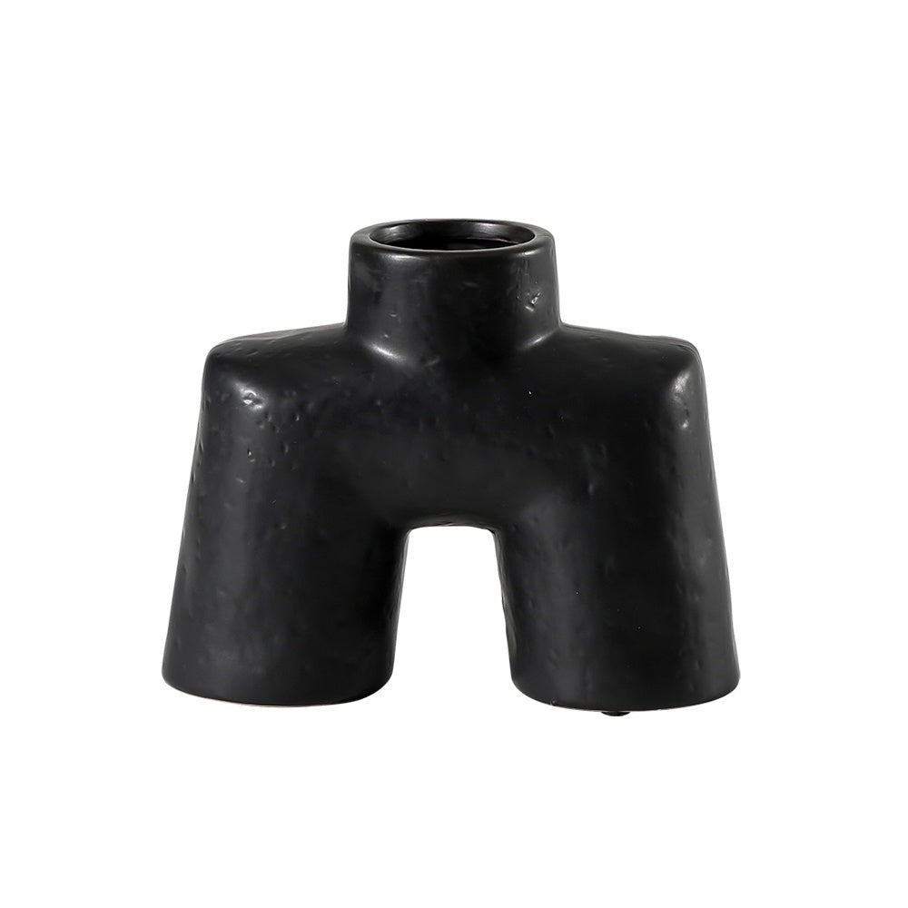 Black Ceramic Bud Vase FA-D22102