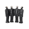 Black & Silver Ceramic Figurative Sculpture FA-D22106